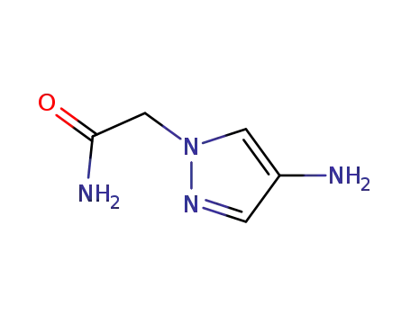 Molecular Structure of 1152939-86-0 (2-(4-amino-1H-pyrazol-1-yl)acetamide)