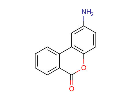 Molecular Structure of 83527-99-5 (2-AMINO-6 H-DIBENZO[B,D]PYRAN-6-ONE)