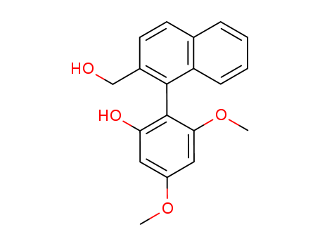 2-Naphthalenemethanol, 1-(2-hydroxy-4,6-dimethoxyphenyl)-, (S)-