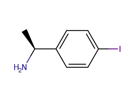 Molecular Structure of 56639-48-6 (Benzenemethanamine, 4-iodo-a-methyl-, (S)-)