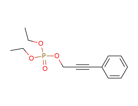 Molecular Structure of 459126-04-6 (Phosphoric acid, diethyl 3-phenyl-2-propynyl ester)
