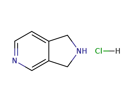Molecular Structure of 651558-58-6 (2,3-DIHYDRO-1H-PYRROLO[3,4-C]PYRIDINE HYDROCHLORIDE)