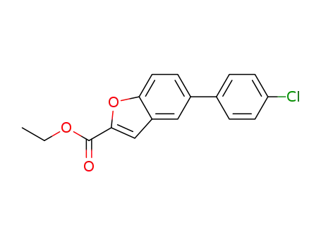 ethyl 5-(4-chlorophenyl)benzofuran-2-carboxylate