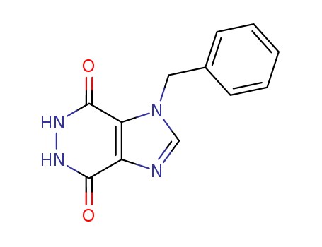 1H-Imidazo[4,5-d]pyridazine-4,7-dione,5,6-dihydro-1-(phenylmethyl)- cas  5424-28-2
