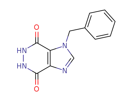 Molecular Structure of 5424-28-2 (1-benzyl-5,6-dihydro-1H-imidazo[4,5-d]pyridazine-4,7-dione)