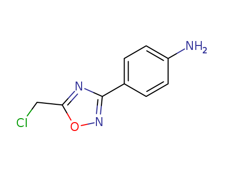 4-(5-Chloromethyl-1,2,4-oxadiazol-3-yl)aniline