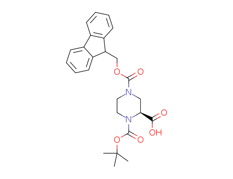 1-Boc-4-Fmoc-2-piperazinecarboxylic acid