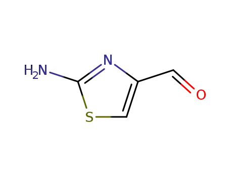 Molecular Structure of 98020-38-3 (2-AMINO-4-FORMYLTHIAZOLE)
