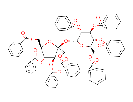 a-D-Glucopyranoside,1,3,4,6-tetra-O-benzoyl-b-D-fructofuranosyl, 2,3,4,6-tetrabenzoate