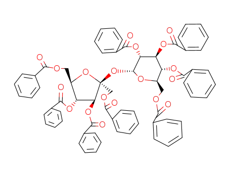 Molecular Structure of 2425-84-5 (sucrose octabenzoic acid)