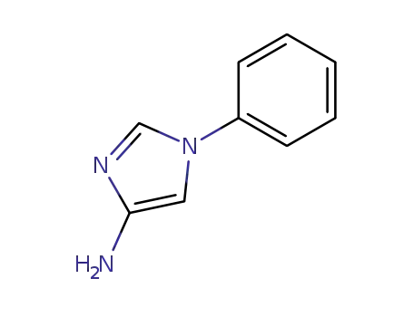 Molecular Structure of 158688-63-2 (4-AMino-1-phenyl-1H-iMidazole HCl)