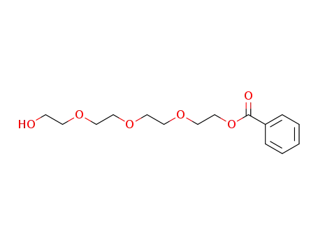 Molecular Structure of 127017-97-4 (2,5,8,11-Tetraoxatridecan-13-ol, 1-oxo-1-phenyl-)