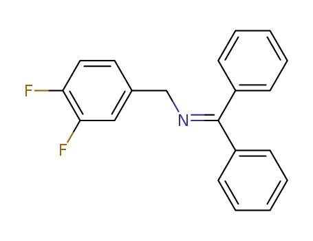 Molecular Structure of 218451-54-8 (benzhydrylidene-(3,4-difluoro-benzyl)-amine)