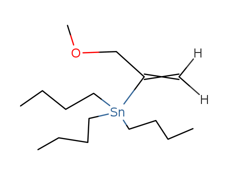 Molecular Structure of 121072-17-1 (Stannane, tributyl[1-(methoxymethyl)ethenyl]-)
