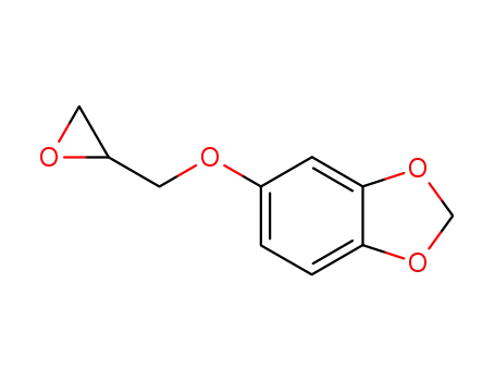 Molecular Structure of 38417-65-1 (1,3-Benzodioxole, 5-(oxiranylmethoxy)-)