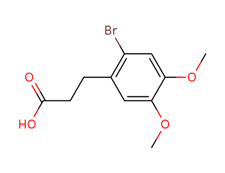 Benzenepropanoic acid,2-bromo-4,5-dimethoxy-