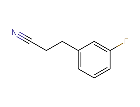 Molecular Structure of 25468-87-5 (3-(3-FLUOROPHENYL)PROPANENITRILE)