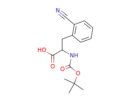 Molecular Structure of 261380-28-3 (BOC-D-2-CYANOPHENYLALANINE)
