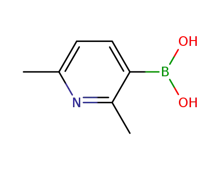 Molecular Structure of 693774-55-9 (2,6-DIMETHYL-PYRIDINE-3-BORONIC ACID)
