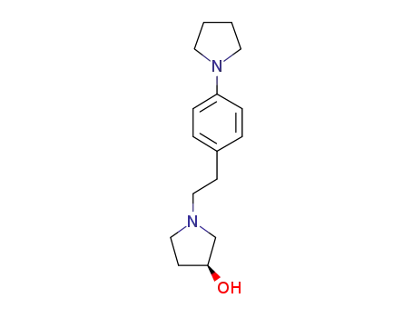 3-Pyrrolidinol, 1-[2-[4-(1-pyrrolidinyl)phenyl]ethyl]-, (3S)-