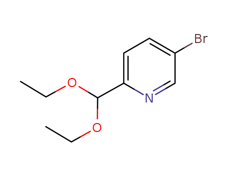 Molecular Structure of 1044209-33-7 (5-BROMO-2-(DIETHOXYMETHYL)PYRIDINE)
