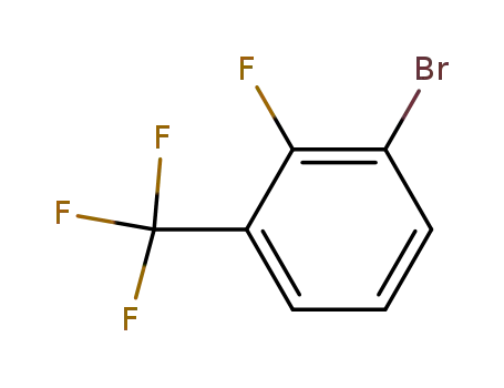 Molecular Structure of 144584-67-8 (3-BROMO-2-FLUOROBENZOTRIFLUORIDE)