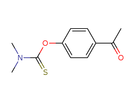 10345-50-3,O-(4-acetylphenyl) dimethylcarbamothioate,Carbamicacid, dimethylthio-, O-ester with 4'-hydroxyacetophenone (7CI,8CI); Carbamicacid, dimethylthio-, O-p-acetylphenyl ester (6CI); Acetophenone, 4'-hydroxy-,dimethylthiocarbamate (8CI); NSC 171499