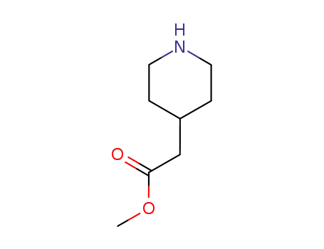 Molecular Structure of 168986-49-0 (Methyl 4-piperidineacetate)