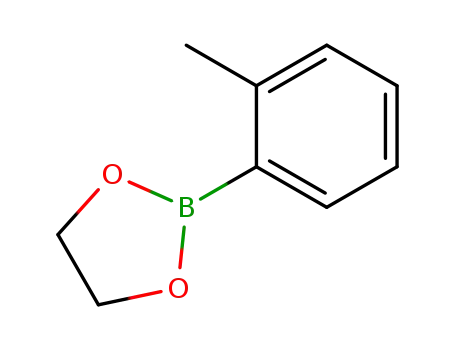 Molecular Structure of 80137-71-9 (1,3,2-Dioxaborolane, 2-(2-methylphenyl)-)