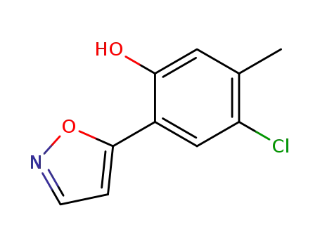 4-CHLORO-2-(5-ISOXAZOLYL)-5-메틸페놀