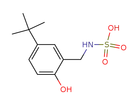 1-<5-(1,1-dimethylethyl)-2-hydroxyphenyl>methanesulfamic acid