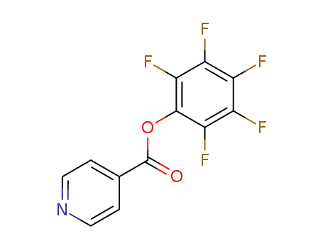 Molecular Structure of 360574-34-1 (PYRIDINE-4-CARBOXYLIC ACID PENTAFLUOROPHENYL ESTER)
