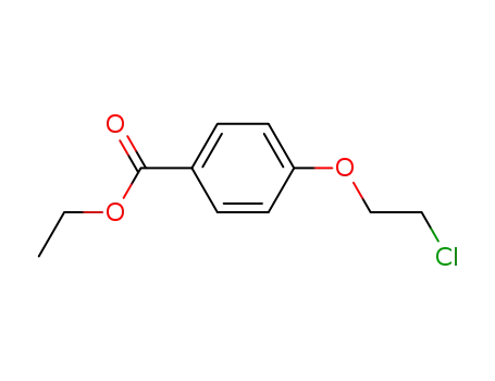 Molecular Structure of 40992-21-0 (ETHYL 4-(2-CHLOROETHOXY)BENZOATE)