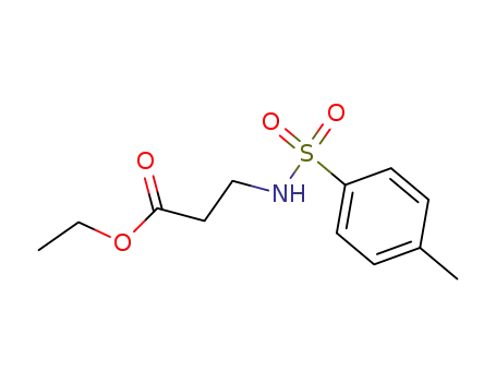 Molecular Structure of 76616-47-2 (N-[(4-methylphenyl)sulfonyl]-β-alanine ethyl ester)