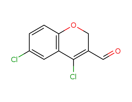 Molecular Structure of 175205-58-0 (4,6-DICHLORO-2H-BENZOPYRAN-3-CARBOXALDEHYDE)