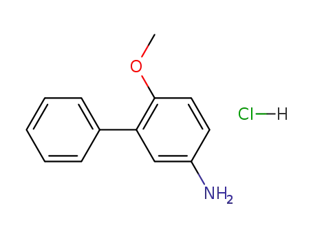 Molecular Structure of 92028-21-2 (3-Phenyl-4-methoxyaniline hydrochloride)