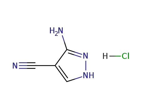 1H-Pyrazole-4-carbonitrile, 3-amino-, monohydrochloride