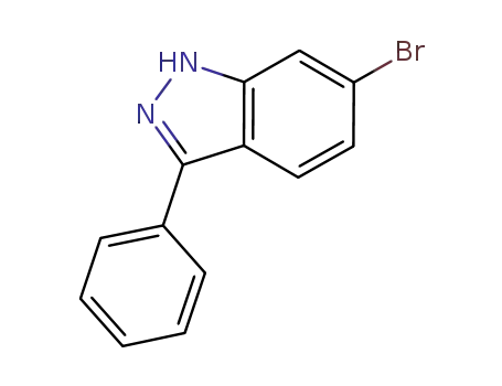 Molecular Structure of 885271-16-9 (6-BROMO-3-PHENYL-1H-INDAZOLE)