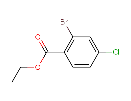 Molecular Structure of 690260-90-3 (Ethyl 2-bromo-4-chlorobenzoate)