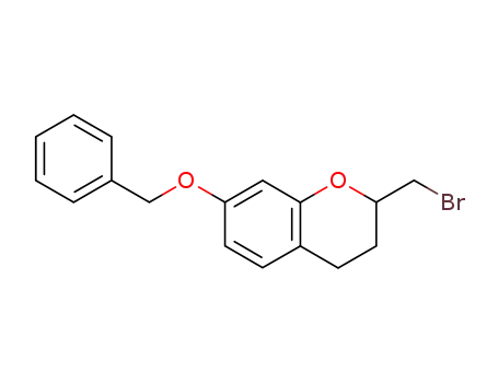 Molecular Structure of 180716-18-1 (2-(bromomethyl)-7-(benzyloxy)chroman)