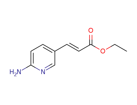 Molecular Structure of 227963-57-7 (ETHYL 3-(2-AMINO-5-BROMOPYRIDIN-3-YL)ACRYLATE)