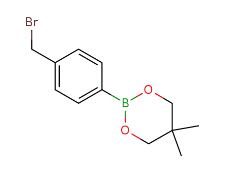 Molecular Structure of 143805-78-1 ((3-Bromomethylphenyl)boronic acid neopentyl glycol ester)