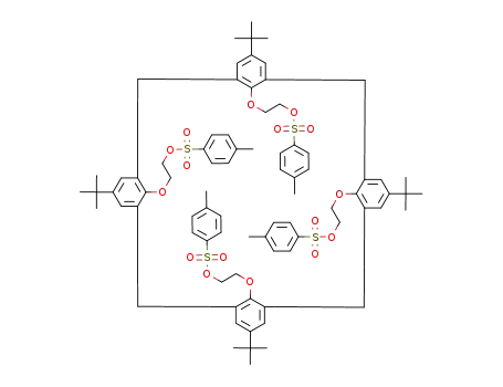 5,11,17,23-tetrakis(1,1-dimethylethyl)-25,26,27,28-tetrakis<(((4-methylphenyl)sulfonyl)oxy)ethoxy>calix<4>arene