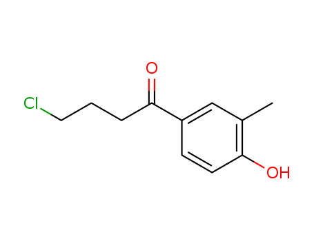 1-Butanone, 4-chloro-1-(4-hydroxy-3-methylphenyl)-