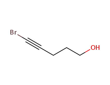 Molecular Structure of 55501-48-9 (4-Pentyn-1-ol, 5-bromo-)