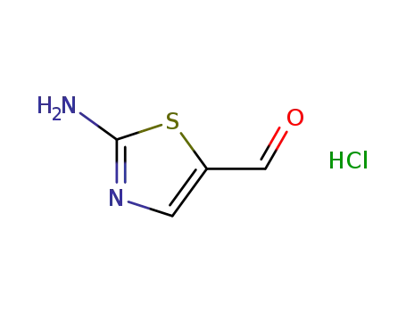 Molecular Structure of 920313-27-5 (2-AMINO-5-FORMYLTHIAZOLE HCL)