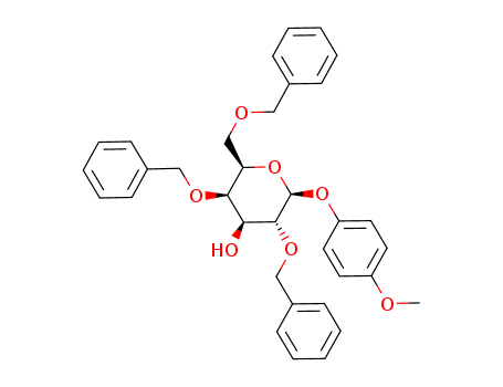 247027-79-8,4-METHOXYPHENYL 2,4,6-TRI-O-BENZYL-BETA-D-GALACTOPYRANOSIDE,4-METHOXYPHENYL 2,4,6-TRI-O-BENZYL-BETA-D-GALACTOPYRANOSIDE;4-Methoxyphenyl2,4,6-tri-O-benzyl-b-D-galactopyranoside;4-Methoxyphenyl  2,4,6-Tri-O-benzyl-β-D-galactopyranoside;4-Methoxyphenyl 2,4,6-tri-O-benzyl-β-D-galactopyranoside ,98%;4-Methoxyphenyl 2,4,6-Tri-O-benzyl-&beta