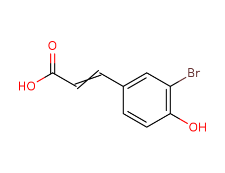 3-BROMO-4-HYDROXYCINNAMIC ACID