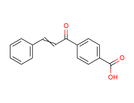 Molecular Structure of 20118-35-8 (Benzoic acid, 4-(1-oxo-3-phenyl-2-propenyl)-)