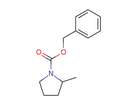 Molecular Structure of 886576-75-6 (benzyl 2-methylpyrrolidine-1-carboxylate)